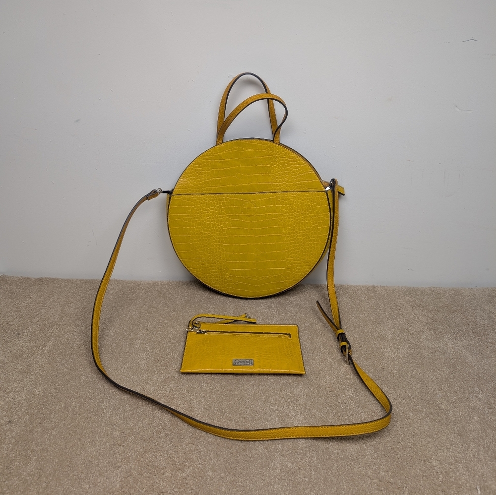 Carlos Santana Yellow Crossbody Bag